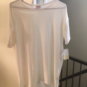 LulaRoe Irma.  White. BNWT.  Size XXS.